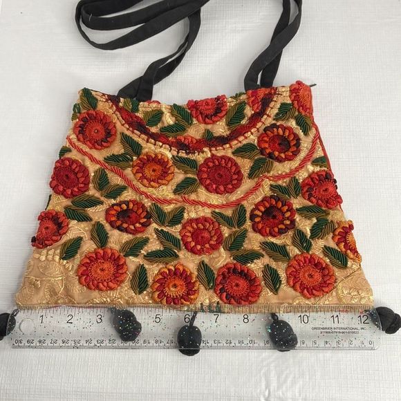 Handmade Boho Shoulder Bag Embroidery Shoulder bag - Picture 13 of 16